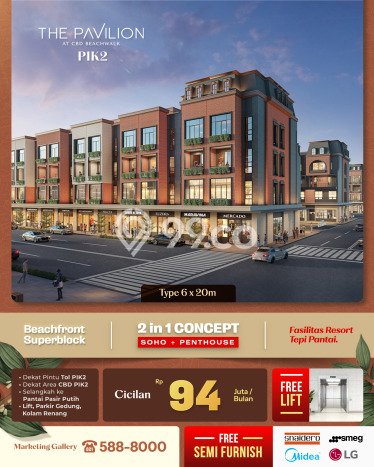 Dijual! Ruko di Pantai Indah Kapuk 2 Jakarta Utara LT 90m2 / LB 270m2 Kawasan Strategis Dijual! Ruko di Pantai Indah Kapuk 2 Jakarta Utara LT 90m2 / LB 270m2 Kawasan Strategis