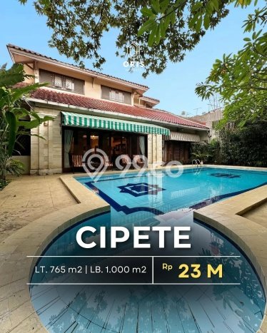 Jual Rumah Luas Elegan Dengan View Eksklusif di Cipete, Jakarta Selatan Jual Rumah Luas Elegan Dengan View Eksklusif di Cipete, Jakarta Selatan