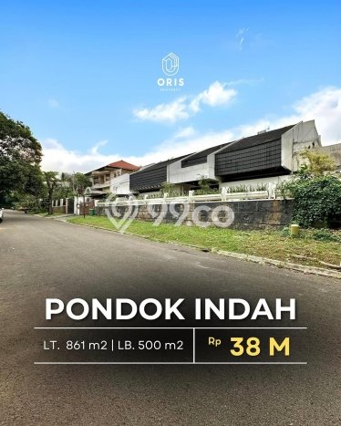 Dijual Tanah Lokasi Pondok Indah, Jakarta Selatan Seluas 861m2 Dijual Tanah Lokasi Pondok Indah, Jakarta Selatan Seluas 861m2