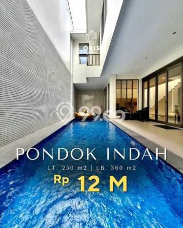 Rumah Elit Modern Tanpa Renovasi di Pondok Indah Jakarta Selatan Rumah Elit Modern Tanpa Renovasi di Pondok Indah Jakarta Selatan