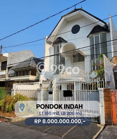For Sale! Luxury House LT 160m2 Desain Elegan di Pondok Indah For Sale! Luxury House LT 160m2 Desain Elegan di Pondok Indah