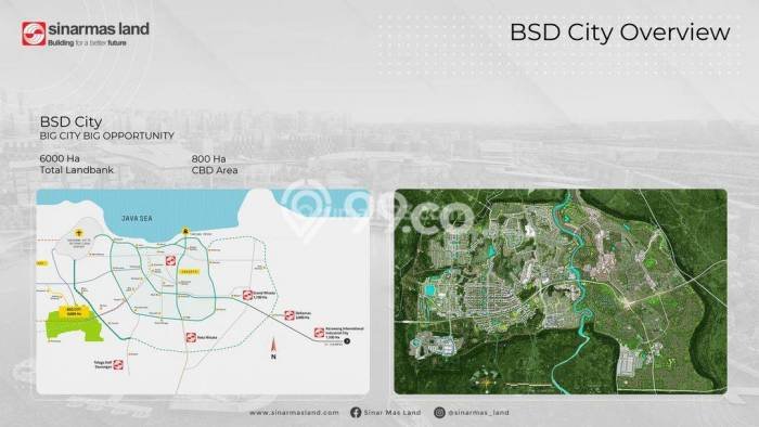 Dijual Tanah Lokasi BSD City, Tangerang Seluas 1750m2 Dijual Tanah Lokasi BSD City, Tangerang Seluas 1750m2