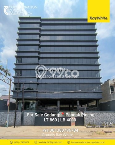 Untuk Dijual! Kantor di Pondok Pinang Jakarta Selatan LT 860m2 / LB 4000m2 Kawasan Strategis Untuk Dijual! Kantor di Pondok Pinang Jakarta Selatan LT 860m2 / LB 4000m2 Kawasan Strategis