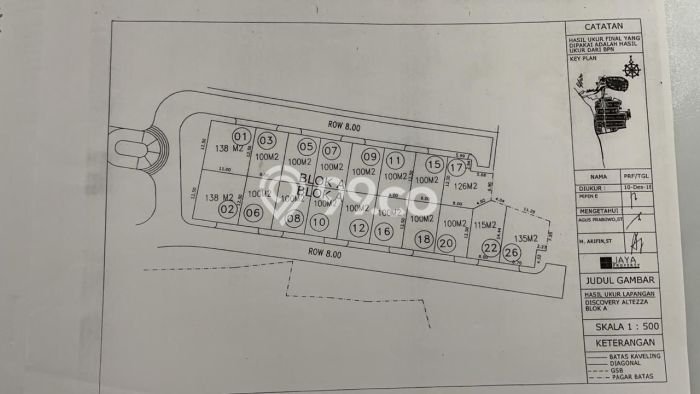 Tanah Lokasi Strategis Kawasan , Luas 276m2m², Cocok untuk Investasi Tanah Lokasi Strategis Kawasan , Luas 276m2m², Cocok untuk Investasi