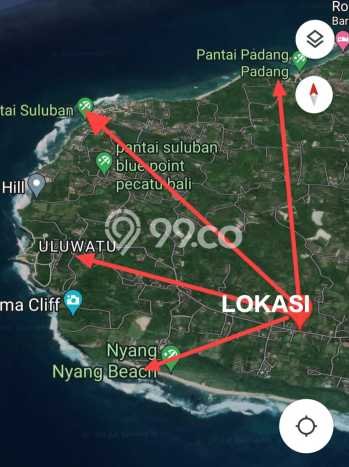 Jual Tanah Kawasan Pecatu, Luas 2000m², Area Potensial, Kontur Rata Jual Tanah Kawasan Pecatu, Luas 2000m², Area Potensial, Kontur Rata