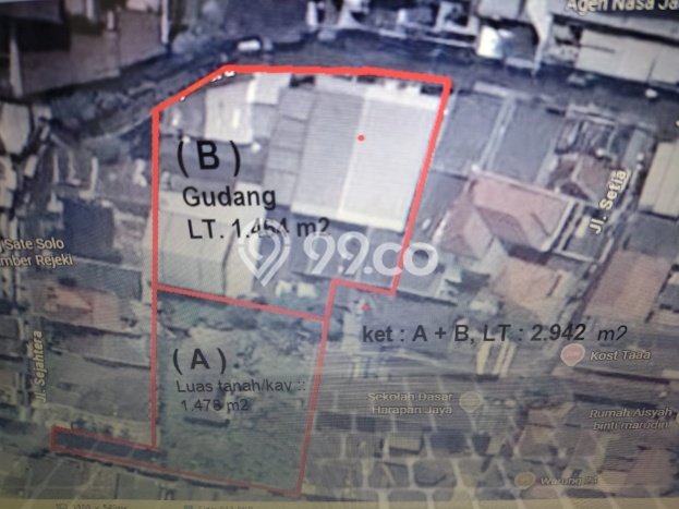 Tanah Dijual Lokasi Cengkareng, Jakarta Barat Luas 2942m2 Legalitas Aman Tanah Dijual Lokasi Cengkareng, Jakarta Barat Luas 2942m2 Legalitas Aman