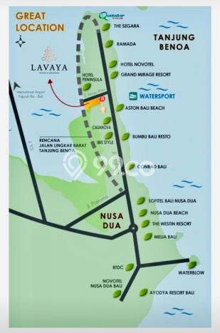 Tanah Kavling Dijual di Tanjung Benoa, Badung dengan Luas Tanah 1000m2 Tanah Kavling Dijual di Tanjung Benoa, Badung dengan Luas Tanah 1000m2