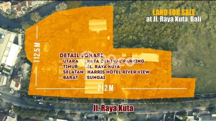 Tanah Dijual Lokasi Kuta, Badung Luas 15300m2 Legalitas Aman Tanah Dijual Lokasi Kuta, Badung Luas 15300m2 Legalitas Aman