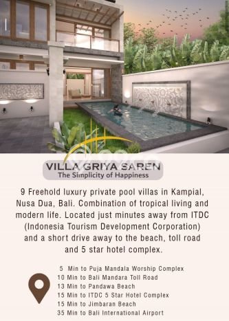 Rumah Modern 2 KT LT 100m2 di Benoa Rumah Modern 2 KT LT 100m2 di Benoa