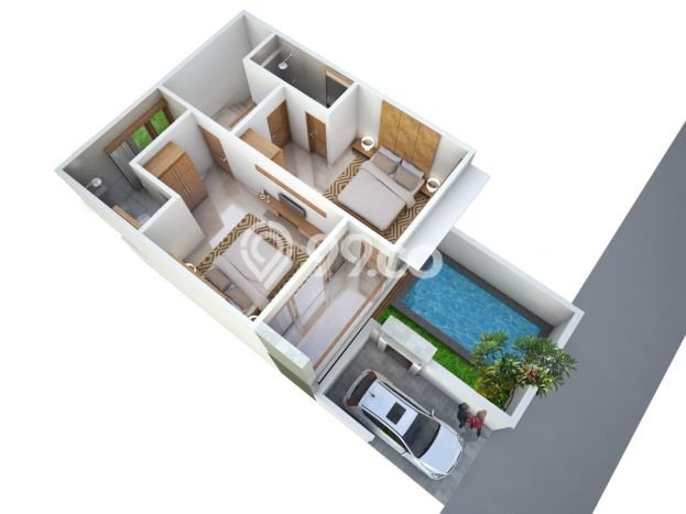 Rumah Modern 2 KT LT 100m2 di Benoa Rumah Modern 2 KT LT 100m2 di Benoa