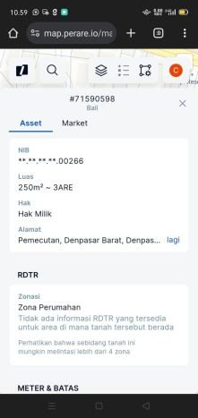 Lahan Dijual Lokasi Strategis di Denpasar dengan Luas 250m2 Lahan Dijual Lokasi Strategis di Denpasar dengan Luas 250m2