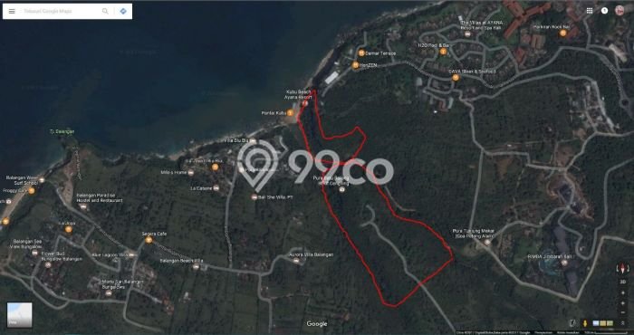 Tanah Kavling Dijual di Jimbaran, Badung dengan Luas Tanah 102550m2 Tanah Kavling Dijual di Jimbaran, Badung dengan Luas Tanah 102550m2