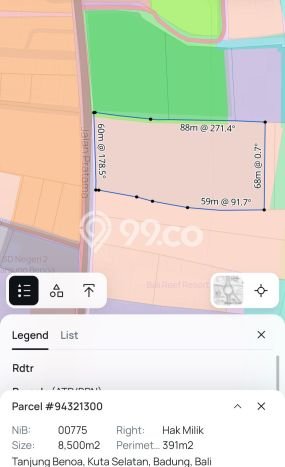 Tanah Dijual di Badung Seluas 15815m2 Strategis Tanah Dijual di Badung Seluas 15815m2 Strategis