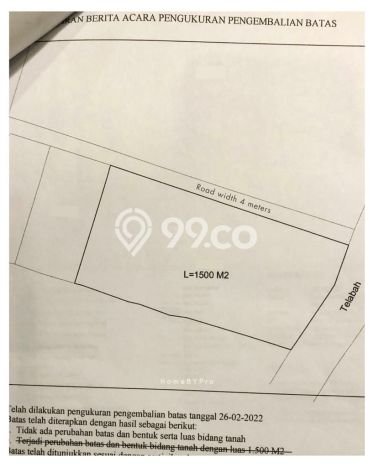 Dijual Tanah Lokasi canggu, Badung Seluas 400m2 Dijual Tanah Lokasi canggu, Badung Seluas 400m2