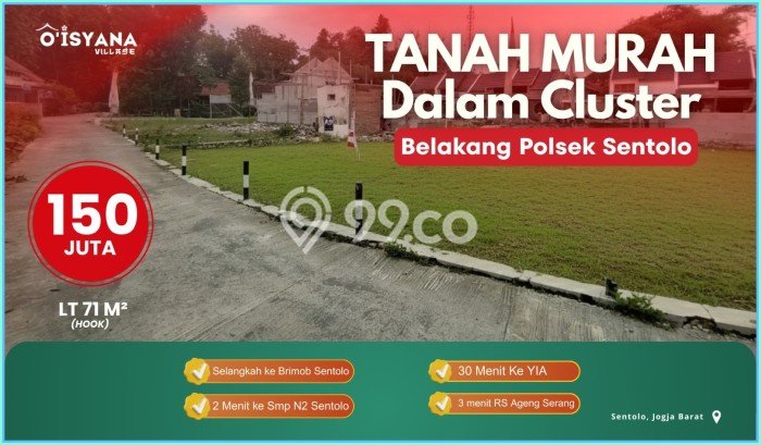 Dijual Tanah Lokasi Kulonprogo, Yogyakarta Seluas 71m2 Dijual Tanah Lokasi Kulonprogo, Yogyakarta Seluas 71m2
