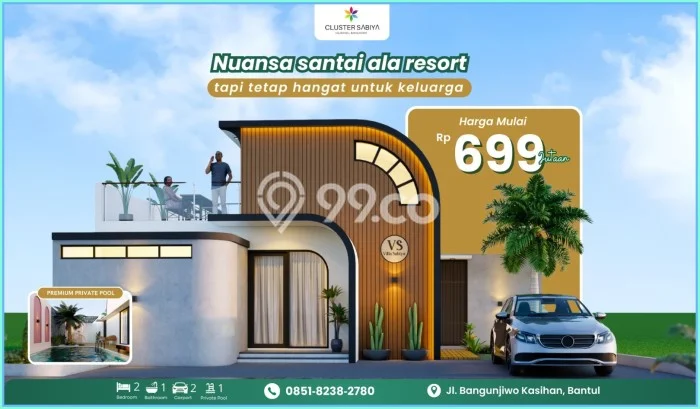 Vila Premium di , Luas 160m2m², Akses ke Yogyakarta, Yogyakarta Vila Premium di , Luas 160m2m², Akses ke Yogyakarta, Yogyakarta