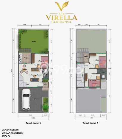 Rumah Strategis Minimalis Lb 70m2 di Semin, Gunung Kidul Rumah Strategis Minimalis Lb 70m2 di Semin, Gunung Kidul
