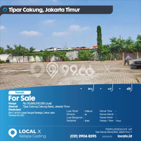 Dijual Tanah di Cakung Jakarta Timur Luas 2788m2 SHM Dijual Tanah di Cakung Jakarta Timur Luas 2788m2 SHM