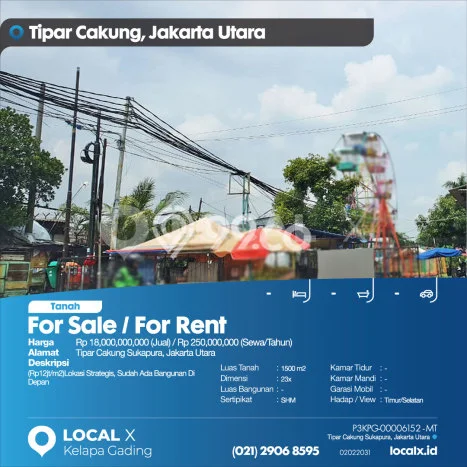 Kavling Tanah di Kelapa Gading Dijual Luas 1500m2 Legalitas SHM Kavling Tanah di Kelapa Gading Dijual Luas 1500m2 Legalitas SHM