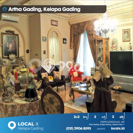 Hunian Mewah Dijual LT 630m2 di Kelapa Gading, Jakarta Utara Hunian Mewah Dijual LT 630m2 di Kelapa Gading, Jakarta Utara