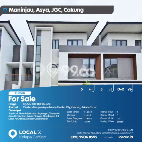 Hunian Eksklusif Siap Huni LT 140m2 di Cakung, Jakarta Timur Hunian Eksklusif Siap Huni LT 140m2 di Cakung, Jakarta Timur