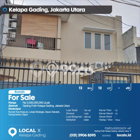Siap Huni Rumah Mewah 12 Kamar di Kelapa Gading Dekat ke Mana Pun Siap Huni Rumah Mewah 12 Kamar di Kelapa Gading Dekat ke Mana Pun