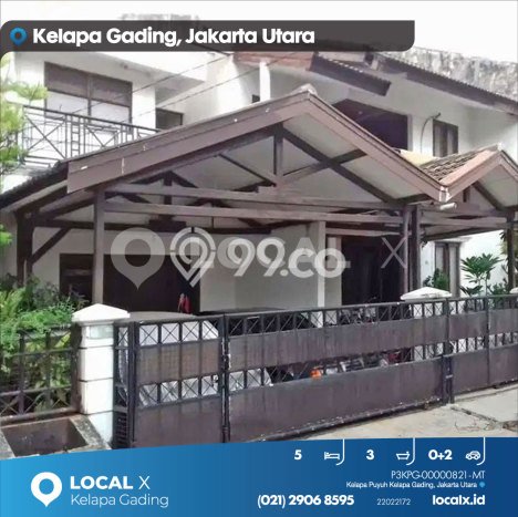 Rumah Mewah Siap Huni LT 187m2 di Kelapa Gading, Jakarta Utara Rumah Mewah Siap Huni LT 187m2 di Kelapa Gading, Jakarta Utara