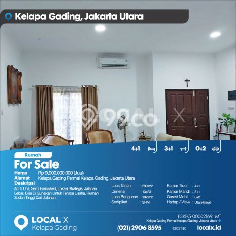 Dijual Rumah Premium dengan Fasilitas Sekitar Komplit di Kelapa Gading, Jakarta Utara Dijual Rumah Premium dengan Fasilitas Sekitar Komplit di Kelapa Gading, Jakarta Utara
