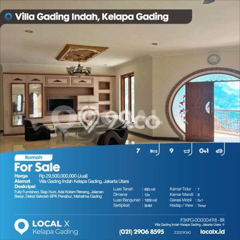 For Sale Rumah Elit Exclusive di Kelapa Gading, Jakarta Utara For Sale Rumah Elit Exclusive di Kelapa Gading, Jakarta Utara