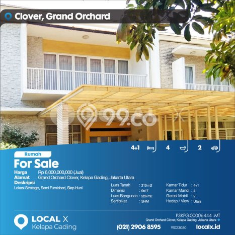 Hunian Mewah Siap Huni LT 215m2 di Kelapa Gading, Jakarta Utara Hunian Mewah Siap Huni LT 215m2 di Kelapa Gading, Jakarta Utara