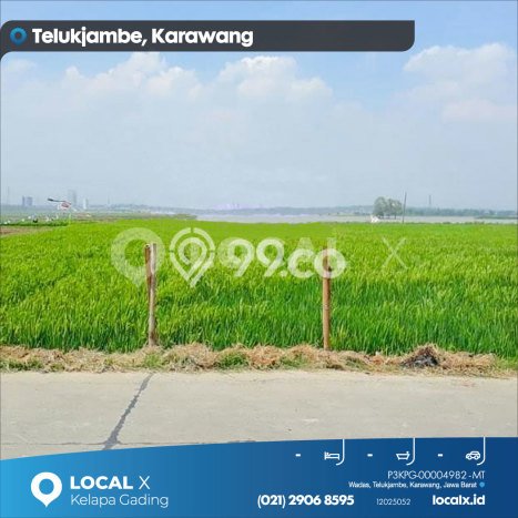 Tanah Komersial Dijual di Telukjambe Barat Karawang 21788m2 Tanah Komersial Dijual di Telukjambe Barat Karawang 21788m2