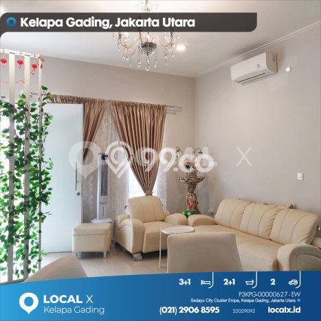 Dijual Hunian Mewah dengan Fasilitas Sekitar Lengkap di Kelapa Gading, Jakarta Utara Dijual Hunian Mewah dengan Fasilitas Sekitar Lengkap di Kelapa Gading, Jakarta Utara