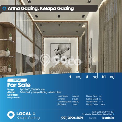 Hot Offer Hunian Mewah Ideal dan Luas di Kelapa Gading, Jakarta Utara Hot Offer Hunian Mewah Ideal dan Luas di Kelapa Gading, Jakarta Utara