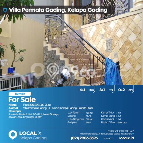 Rumah Mewah Siap Huni LT 190m2 di Kelapa Gading, Jakarta Utara Rumah Mewah Siap Huni LT 190m2 di Kelapa Gading, Jakarta Utara