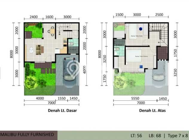 Rumah Minimalis 2 KT di Gading Serpong Tangerang Semi Furnished Rumah Minimalis 2 KT di Gading Serpong Tangerang Semi Furnished