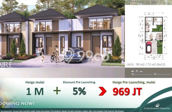 Rumah Luas Asri 2 KT Siap Huni di BSD City Tangerang Rumah Luas Asri 2 KT Siap Huni di BSD City Tangerang