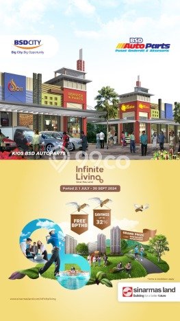 LOKASI PREMIUM! Ruko di BSD, Luas 6m², Area Komersial LOKASI PREMIUM! Ruko di BSD, Luas 6m², Area Komersial