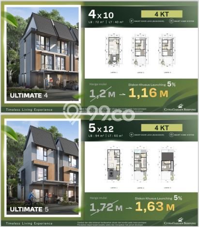 Dijual Hunian Rumah Terawat 4 KT di Gading Serpong, Tangerang Dijual Hunian Rumah Terawat 4 KT di Gading Serpong, Tangerang