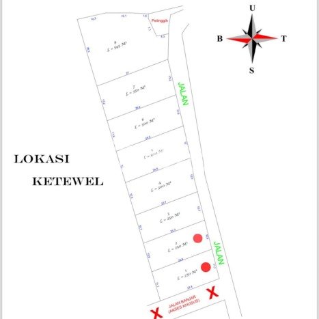 Tanah Kawasan Bisnis di Ketewel, Luas 35000m², Ideal untuk Usaha Tanah Kawasan Bisnis di Ketewel, Luas 35000m², Ideal untuk Usaha