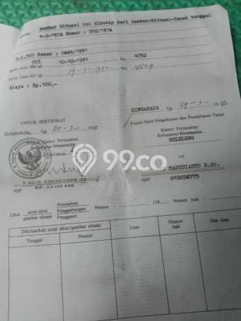 Lahan Dijual Lokasi Strategis di Buleleng dengan Luas 50000m2 Lahan Dijual Lokasi Strategis di Buleleng dengan Luas 50000m2