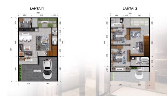 Ready to Use! Luxury House LT 100m2 Desain Elegan di Renon Ready to Use! Luxury House LT 100m2 Desain Elegan di Renon