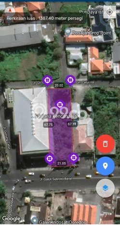 Dijual Tanah Lokasi Gatot Subroto, Denpasar Seluas 1340m2 Dijual Tanah Lokasi Gatot Subroto, Denpasar Seluas 1340m2