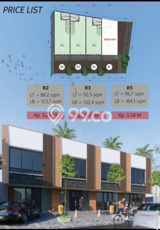 Unit Ruko Tersedia di Umalas Spesifikasi LB 164m2 Unit Ruko Tersedia di Umalas Spesifikasi LB 164m2