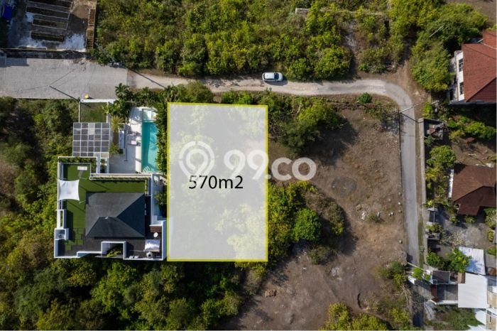 Kavling Tanah untuk Dijual di Jimbaran, Badung, Luas 570m2 Kavling Tanah untuk Dijual di Jimbaran, Badung, Luas 570m2