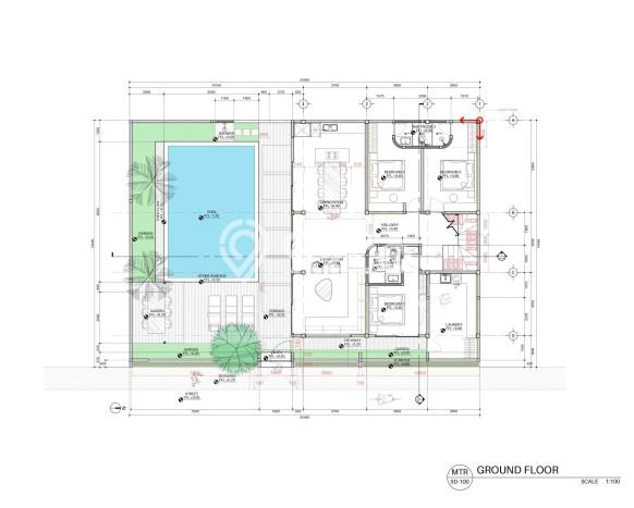 Hunian Asri Petitenget, Area Tenang - LT 300m² Hunian Asri Petitenget, Area Tenang - LT 300m²