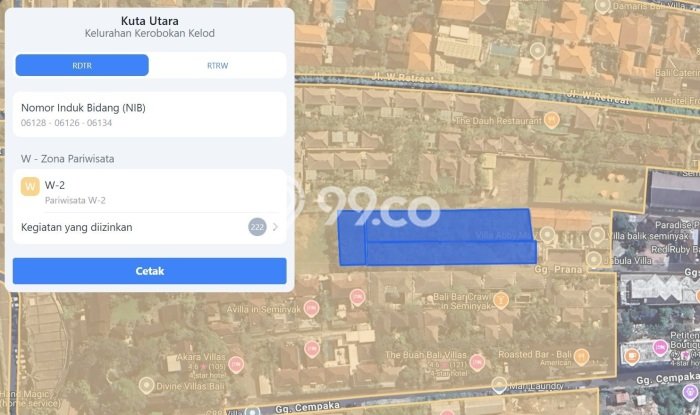 Tanah Kavling Dijual di Badung dengan Spesifikasi 2000m2 Tanah Kavling Dijual di Badung dengan Spesifikasi 2000m2