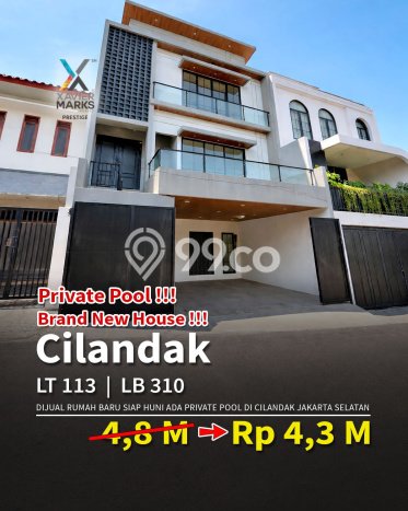 Hunian Mewah Siap Huni LT 113m2 di Cilandak, Jakarta Selatan Hunian Mewah Siap Huni LT 113m2 di Cilandak, Jakarta Selatan