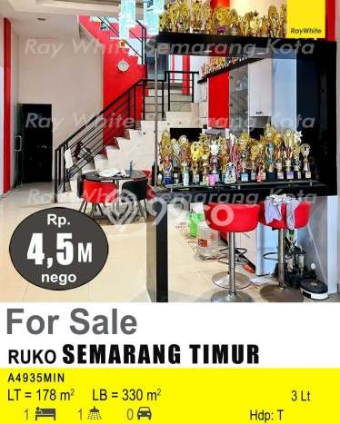 Ruko Dijual Lokasi Emas di Semarang Timur Luas 330m2 Ruko Dijual Lokasi Emas di Semarang Timur Luas 330m2