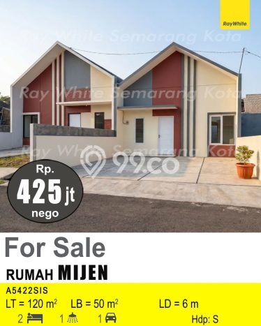 Rumah Sederhana Dijual di Mijen 2 Kamar dengan Luas Tanah 120m2 Rumah Sederhana Dijual di Mijen 2 Kamar dengan Luas Tanah 120m2