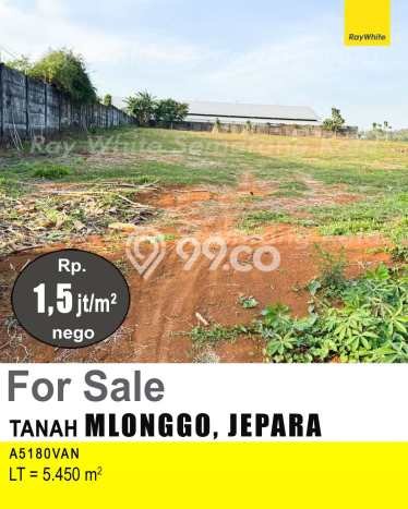 Tanah Kavling di Mlonggo Dijual dengan Luas 5450m2 Tanah Kavling di Mlonggo Dijual dengan Luas 5450m2